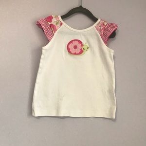 Gymboree Girls Pink and Green T Shirt